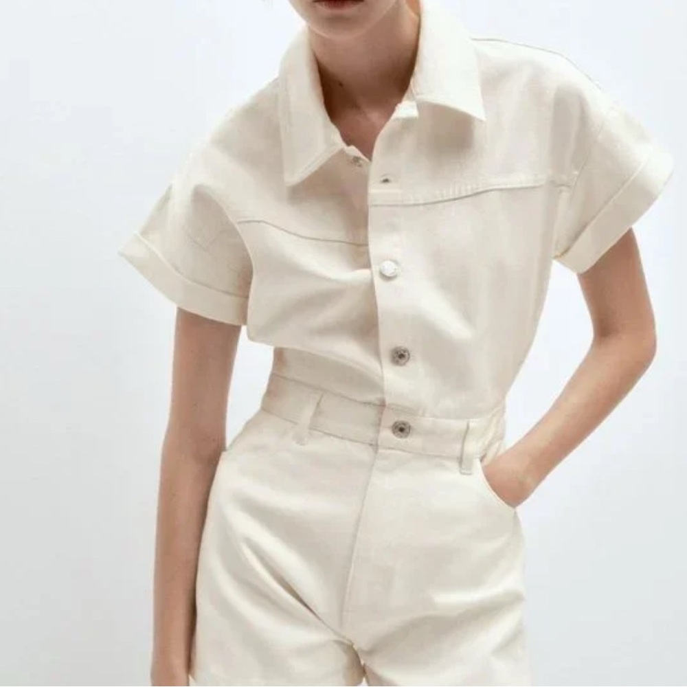 Zara shimmery jumpsuit size M